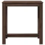 Tall bar table made of brown oak engineered wood, 102x50x103.5 cm by , Kitchen and dining tables - Ref: Foro24-854415, Price:...