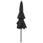Sombrilla de 3 niveles con poste de aluminio antracita 3 m de vidaXL, Sombrillas - Ref: Foro24-313870, Precio: 83,26 €, Descu...