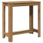 High bar table made of engineered oak wood, artisan design, measuring 102x50x103.5 cm. by , Kitchen and dining tables - Ref: ...