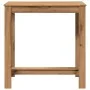 High bar table made of engineered oak wood, artisan design, measuring 102x50x103.5 cm. by , Kitchen and dining tables - Ref: ...