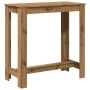 High bar table made of engineered oak wood, artisan design, measuring 102x50x103.5 cm. by , Kitchen and dining tables - Ref: ...