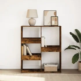 Smoked oak shelving / space divider 100x33x115 cm by , Bookcases and shelves - Ref: Foro24-854512, Price: 53,62 €, Discount: %