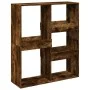 Regal/Trennwand Eiche geräuchert 100x33x115 cm von , Bücherregale und Regale - Ref: Foro24-854512, Preis: 53,60 €, Rabatt: %