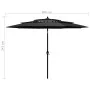 3-stöckiger Regenschirm mit anthrazitfarbener Aluminiumstange 3 m von vidaXL, Sonnenschirme - Ref: Foro24-313870, Preis: 82,3...