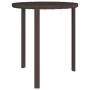 Garden side tables 3 pieces synthetic brown rattan by , Garden tables - Ref: Foro24-3324832, Price: 62,84 €, Discount: %