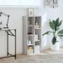 Estantería de madera de ingeniería gris Sonoma 50x25x105 cm de , Librerías y estanterías - Ref: Foro24-852794, Precio: 58,50 ...
