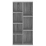 Estantería de madera de ingeniería gris Sonoma 50x25x105 cm by , Bookcases and shelves - Ref: Foro24-852794, Price: 59,29 €, ...