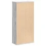 Estantería de madera de ingeniería gris Sonoma 50x25x105 cm de , Librerías y estanterías - Ref: Foro24-852794, Precio: 58,50 ...