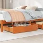 Zwei massive Kiefernholzschubladen unter dem Bett, braun, 80x55x16 cm. von , Aufbewahrungsschubladen für zu Hause - Ref: Foro...
