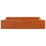 Cajones debajo cama 2 uds madera maciza pino marrón 80x55x16 cm by , Home storage drawers - Ref: Foro24-850931, Price: 64,46 ...