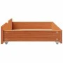 Zwei massive Kiefernholzschubladen unter dem Bett, braun, 80x55x16 cm. von , Aufbewahrungsschubladen für zu Hause - Ref: Foro...