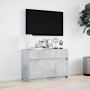 Mueble de TV LED madera ingeniería gris hormigón 91x34x61 cm by , TV Furniture - Ref: Foro24-852183, Price: 98,86 €, Discount: %