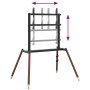 TV-Ständerhalterung für Bildschirme von 37-86 Zoll, Max VESA 400x600 mm, 60 kg Tragkraft. von , Monitor- und TV-Ständer - Ref...