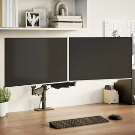 Brazo monitor doble pantalla 27" Max negro resorte de gas 20 kg by , Monitor and TV stands - Ref: Foro24-4012172, Price: 73,2...