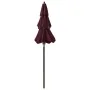 Sombrilla de 3 niveles con poste de aluminio burdeos 2 m de vidaXL, Sombrillas - Ref: Foro24-313856, Precio: 62,69 €, Descuen...