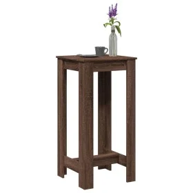 Mesa alta de bar madera ingeniería marrón roble 51x50x103,5 cm by , Kitchen and dining tables - Ref: Foro24-854406, Price: 69...