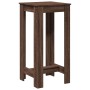 Mesa alta de bar madera ingeniería marrón roble 51x50x103,5 cm by , Kitchen and dining tables - Ref: Foro24-854406, Price: 70...