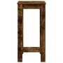 Mesa alta de bar madera ingeniería roble ahumado 51x50x103,5 cm by , Kitchen and dining tables - Ref: Foro24-854404, Price: 5...