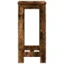 Mesa alta de bar madera ingeniería roble ahumado 51x50x103,5 cm by , Kitchen and dining tables - Ref: Foro24-854404, Price: 5...
