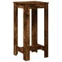 Mesa alta de bar madera ingeniería roble ahumado 51x50x103,5 cm by , Kitchen and dining tables - Ref: Foro24-854404, Price: 5...