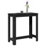 Mesa alta de bar madera ingeniería negra 102x50x103,5 cm by , Kitchen and dining tables - Ref: Foro24-854410, Price: 91,38 €,...