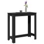 Mesa alta de bar madera ingeniería negra 102x50x103,5 cm by , Kitchen and dining tables - Ref: Foro24-854410, Price: 93,28 €,...