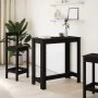 Mesa alta de bar madera ingeniería negra 102x50x103,5 cm by , Kitchen and dining tables - Ref: Foro24-854410, Price: 91,38 €,...