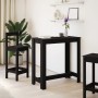 Mesa alta de bar madera ingeniería negra 102x50x103,5 cm by , Kitchen and dining tables - Ref: Foro24-854410, Price: 93,28 €,...