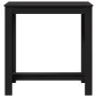 Mesa alta de bar madera ingeniería negra 102x50x103,5 cm by , Kitchen and dining tables - Ref: Foro24-854410, Price: 91,38 €,...