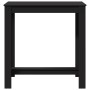 Mesa alta de bar madera ingeniería negra 102x50x103,5 cm by , Kitchen and dining tables - Ref: Foro24-854410, Price: 93,28 €,...