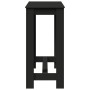 Mesa alta de bar madera ingeniería negra 102x50x103,5 cm by , Kitchen and dining tables - Ref: Foro24-854410, Price: 93,28 €,...