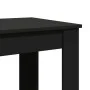 Mesa alta de bar madera ingeniería negra 102x50x103,5 cm by , Kitchen and dining tables - Ref: Foro24-854410, Price: 91,38 €,...