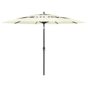 3-tier parasol with sand aluminum pole 3 m by vidaXL, Umbrellas - Ref: Foro24-313868, Price: 70,43 €, Discount: %