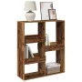 Estantería/divisor de espacios madera envejecida 100x33x115 cm by , Bookcases and shelves - Ref: Foro24-854515, Price: 53,22 ...