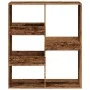 Estantería/divisor de espacios madera envejecida 100x33x115 cm by , Bookcases and shelves - Ref: Foro24-854515, Price: 53,22 ...