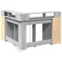 Escritorio con LED madera ingeniería gris sonoma 130x130x91cm von , Schreibtische - Ref: Foro24-3309452, Preis: 211,44 €, Rab...