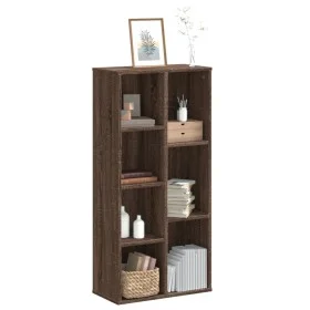 Engineered wood brown oak bookshelf 50x25x105 cm by , Bookcases and shelves - Ref: Foro24-852795, Price: 57,41 €, Discount: %