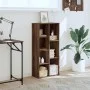 Estantería de madera de ingeniería marrón roble 50x25x105 cm de , Librerías y estanterías - Ref: Foro24-852795, Precio: 57,74...