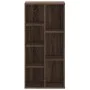 Estantería de madera de ingeniería marrón roble 50x25x105 cm de , Librerías y estanterías - Ref: Foro24-852795, Precio: 57,74...