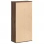 Estantería de madera de ingeniería marrón roble 50x25x105 cm de , Librerías y estanterías - Ref: Foro24-852795, Precio: 57,74...