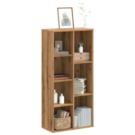 Craftsman oak engineered wood bookshelf 50x25x105 cm by , Bookcases and shelves - Ref: Foro24-852797, Price: 74,46 €, Discoun...