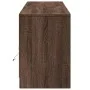 LED TV stand made of brown oak engineered wood, measuring 180x34x50 cm. by , TV Furniture - Ref: Foro24-3307918, Price: 149,0...