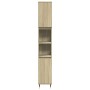 3-teiliges Badezimmermöbelset aus Eichenholz-Sonoma-Sperrholz. von , Badezimmermöbel - Ref: Foro24-3307676, Preis: 194,43 €, ...