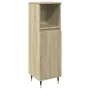3-teiliges Badezimmermöbelset aus Eichenholz-Sonoma-Sperrholz. von , Badezimmermöbel - Ref: Foro24-3307676, Preis: 191,42 €, ...