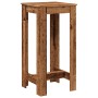High bar table made of aged engineered wood 51x50x103.5 cm by , Kitchen and dining tables - Ref: Foro24-854407, Price: 64,77 ...