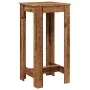 High bar table made of aged engineered wood 51x50x103.5 cm by , Kitchen and dining tables - Ref: Foro24-854407, Price: 67,46 ...