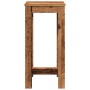 High bar table made of aged engineered wood 51x50x103.5 cm by , Kitchen and dining tables - Ref: Foro24-854407, Price: 64,77 ...