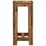 High bar table made of aged engineered wood 51x50x103.5 cm by , Kitchen and dining tables - Ref: Foro24-854407, Price: 67,46 ...