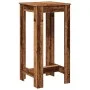 High bar table made of aged engineered wood 51x50x103.5 cm by , Kitchen and dining tables - Ref: Foro24-854407, Price: 67,46 ...
