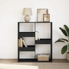 Black shelving/space divider 100x33x115 cm by , Bookcases and shelves - Ref: Foro24-854509, Price: 54,62 €, Discount: %